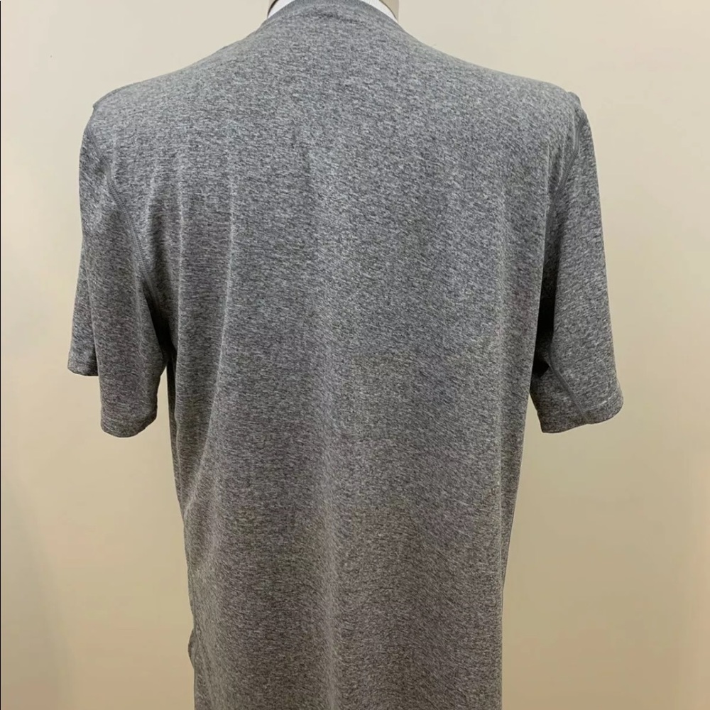 Mens Nike Dri Fit T-Shirt Swoosh Jordan Gray - Picture 3 of 8